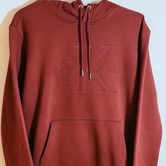 Calvin Klein Men's Monogram Logo Hoodie size: Medium - Picture 6 of 7